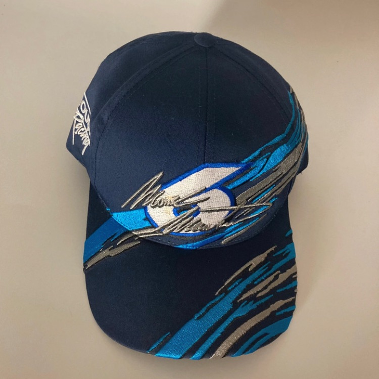 Vtg Brand New Mark Martin Nascar Roush Racing Tean Splash Striped Embroidere